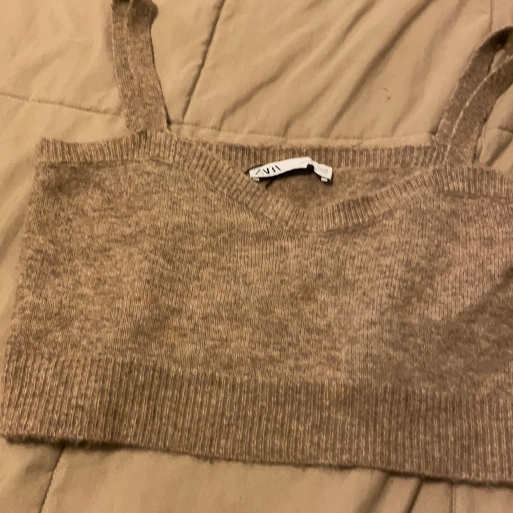 Zara cropped tank